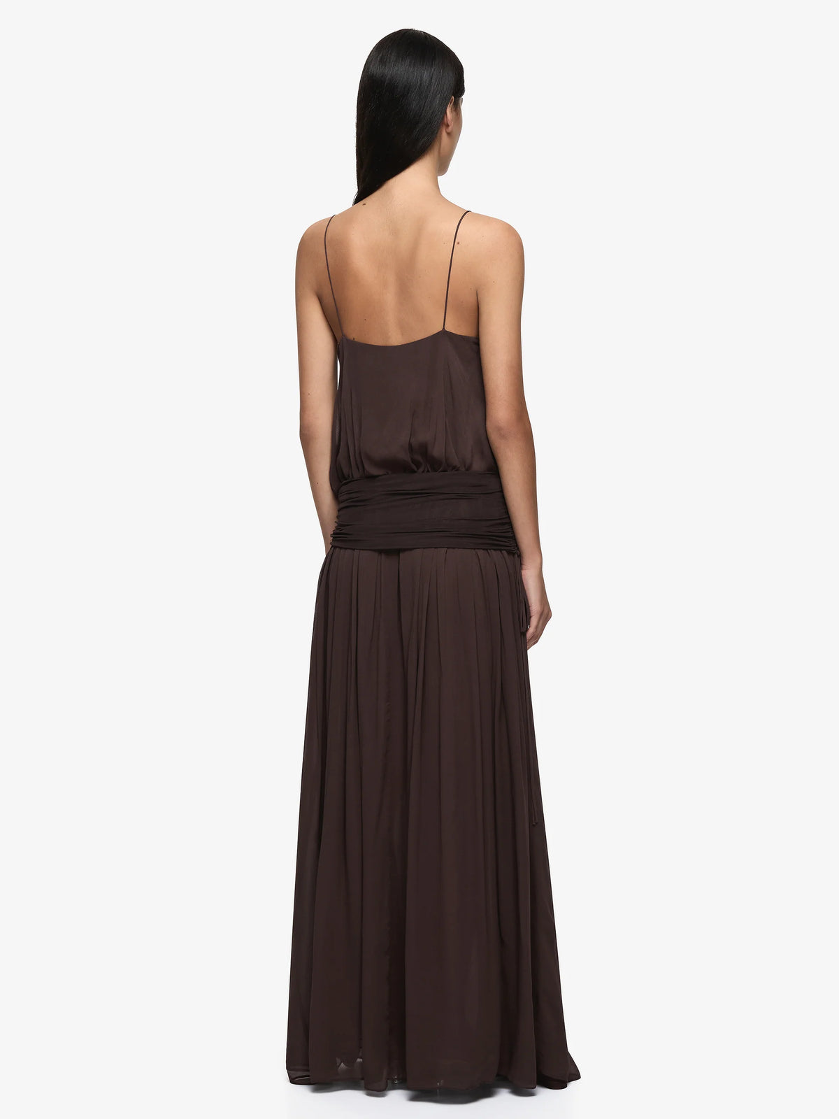 Camille Blouson Dress Dark Chocolate - Bec And Bridge