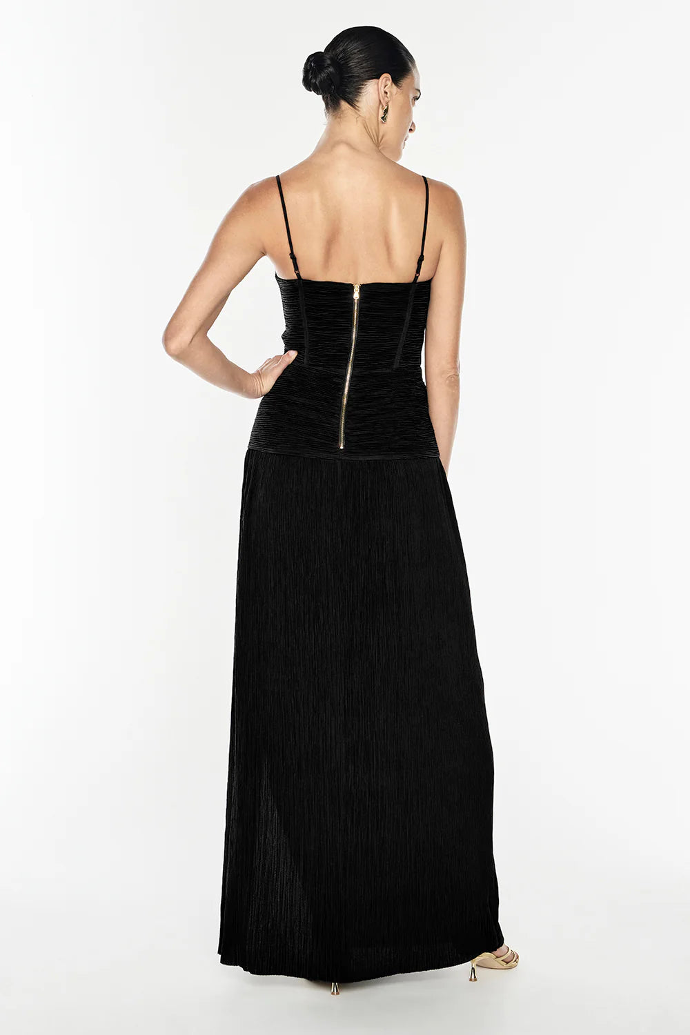 Double Time Pleat Dress - Manning Cartell