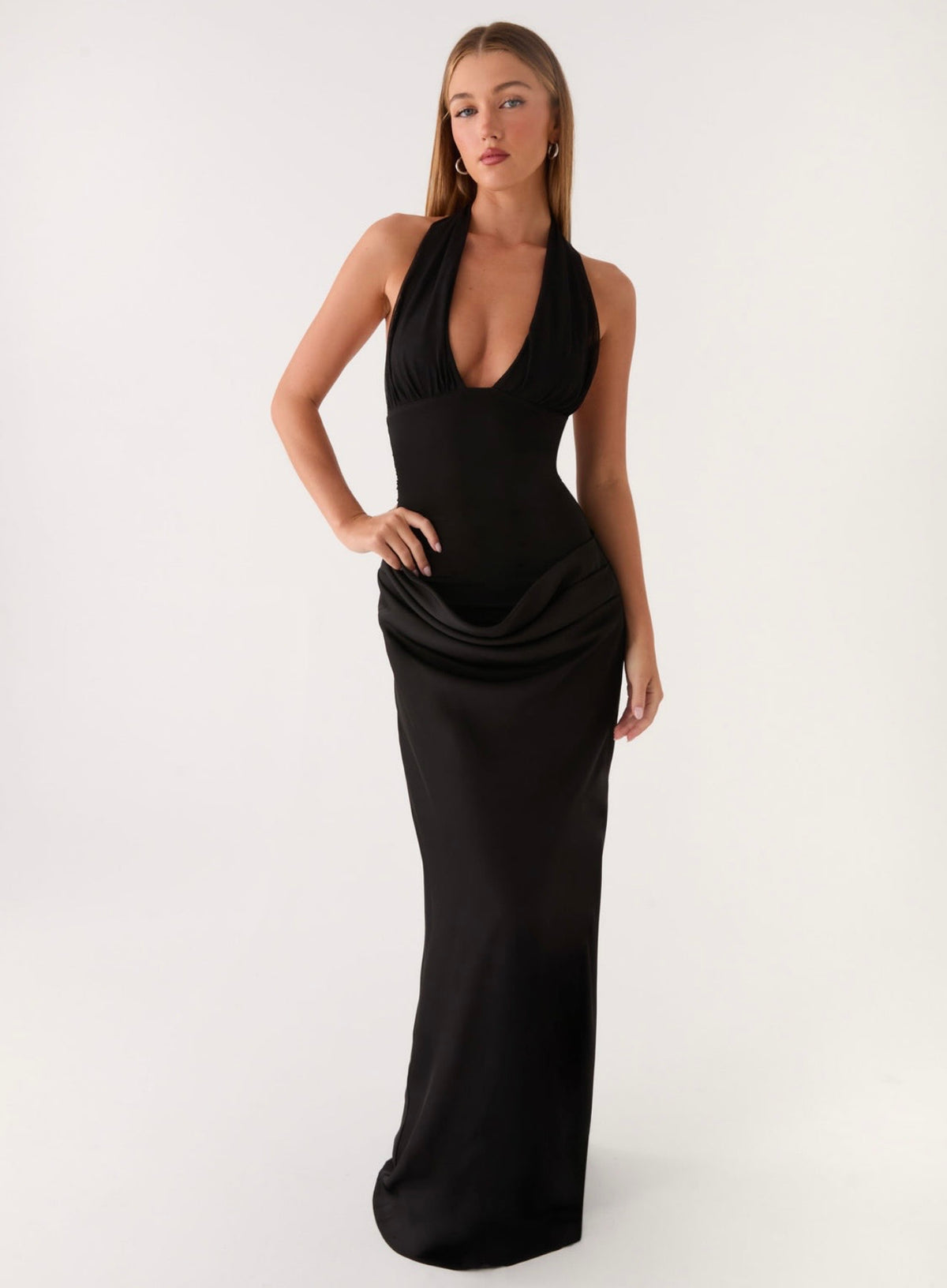 Emaretta Halter Maxi Dress - Peppermayo